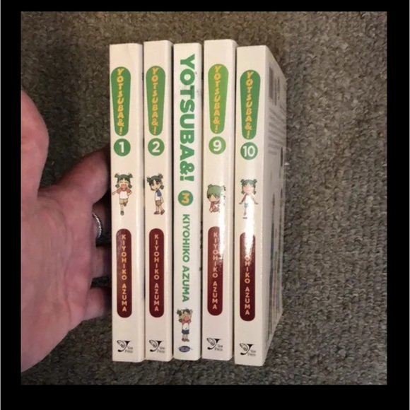 YOTSUBA &! MANGA Paperback Volumes 1, 2, 3, 9, 10 Kiyohiko Azuma ENGLISH 5-Books - Picture 5 of 16